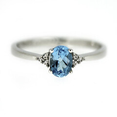 Swiss Blue Topaz Silver Ring