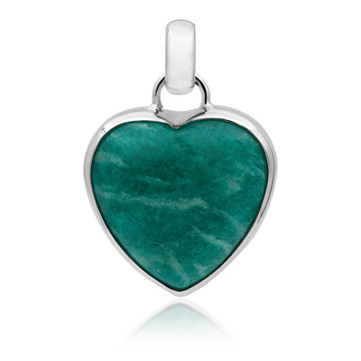 Amazonite Silver Pendant