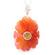 Red Agate Silver Necklace (Gems en Vogue)