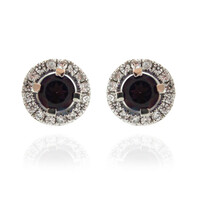 Mulburry Topaz Silver Earrings