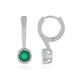 Green Onyx Silver Earrings