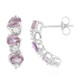 Mozambique Sapphire Silver Earrings