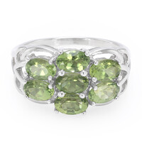 Russian Apatite Silver Ring
