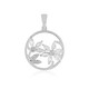 Zircon Silver Pendant