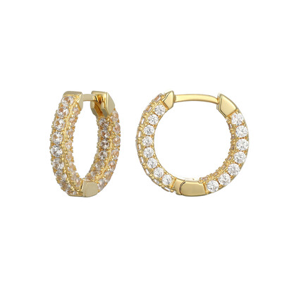 Zircon Silver Earrings