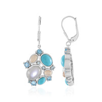 White Moonstone Silver Earrings (KM by Juwelo)