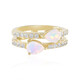 Welo Opal Silver Ring (Adela Silber)