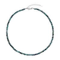 Emerald Silver Necklace