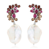 Freshwater pearl Silver Earrings (Dallas Prince Designs)