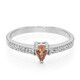 Padparadscha Sapphire Silver Ring