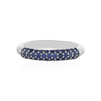 Blue Sapphire Silver Ring