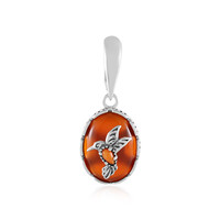 Red Onyx Silver Pendant (Desert Chic)