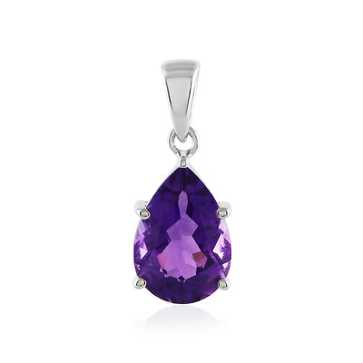 Moroccan Amethyst Silver Pendant