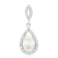 Goshenite Silver Pendant