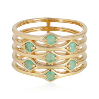 Socoto Emerald Silver Ring
