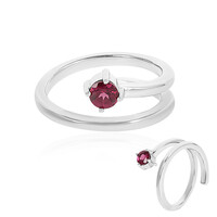 Rhodolite Silver Ring