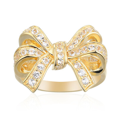 White Topaz Silver Ring (M de Luca)