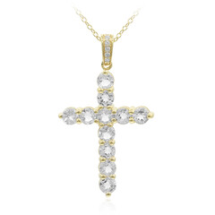 White Topaz Silver Necklace