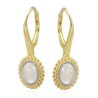 Welo Opal Silver Earrings