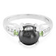Black Hematite Silver Ring