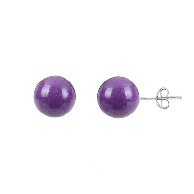 Phosphosiderite Silver Earrings