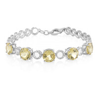 Golden Labradorite Silver Bracelet