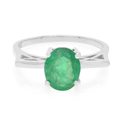 Bahia Emerald Silver Ring