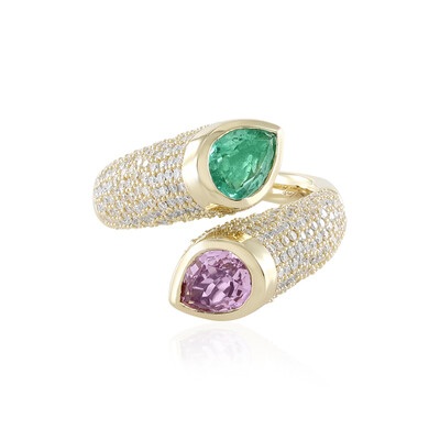 14K Patroke Kunzite Gold Ring (de Melo)