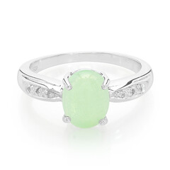 Imperial Chrysoprase Silver Ring