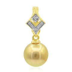 9K Golden South Sea Pearl Gold Pendant (TPC)