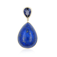 9K Lapis Lazuli Gold Pendant