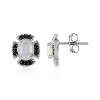 Welo Opal Silver Earrings