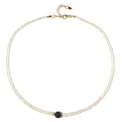 Mezezo Opal Silver Necklace