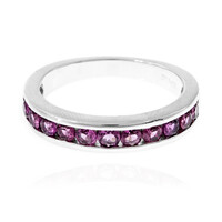 Rhodolite Silver Ring