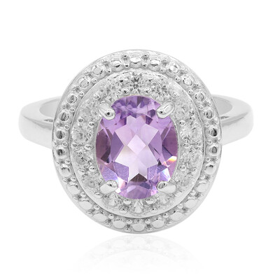 Amethyst Silver Ring