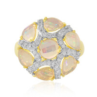Welo Opal Silver Ring