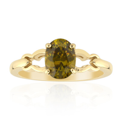 9K Bulgarian Sphalerite Gold Ring