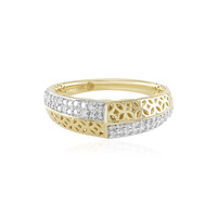 9K I1 (I) Diamond Gold Ring (Ornaments by de Melo)