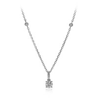 18K SI2 (H) Diamond Gold Necklace (CIRARI)