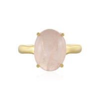 Rose Quartz Silver Ring