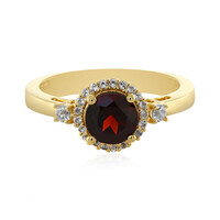 Mozambique Garnet Silver Ring