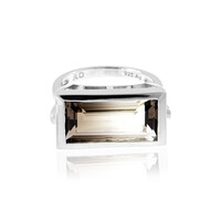 Bi Colour Quartz Silver Ring