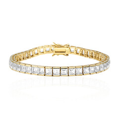 White Topaz Silver Bracelet