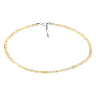 Citrine Silver Necklace