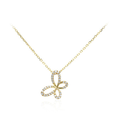 14K SI2 (H) Diamond Gold Necklace (CIRARI)