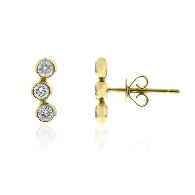 14K SI2 (H) Diamond Gold Earrings (CIRARI)
