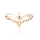 9K SI1 Argyle Rose De France Diamond Gold Pendant (Annette)