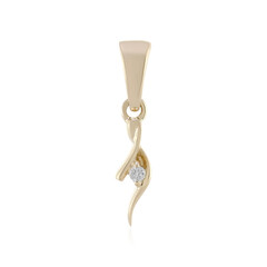 9K SI1 (H) Diamond Gold Pendant