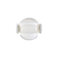 White Quartz Silver Pendant