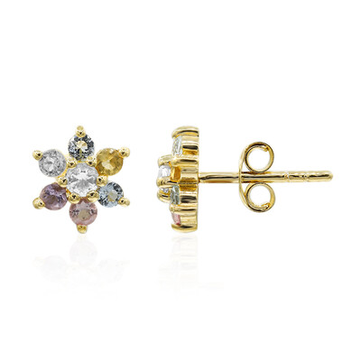 White Topaz Silver Earrings